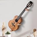 Ukulele Horizontal Hangers for Wall Wooden Wall Mount (Wood Color)