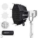 ULANZI 18''/45cm Parabolic Softbox Quick Release - Compatible with GODOX M200D/M300D, Aputure LS 60d/x/LS C120d II/Amaran 100 200dx/Amaran COB 60d/60x, and Other Bowens Mount Light