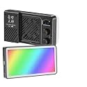 ULANZI 40W Portable RGB Video Light, 5000mAh Rechargeable LED Camera Light, 20 Scene Modes, 2700-6500K Mini Studio Lighting for YouTube, Vlogging, Live Streaming, Photography
