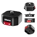 Ulanzi Claw Quick Release Plate Tripod QR Camera Mount Adapter, Quick Setup Kit with 1/4'' Screw for Canon/Sony/Nikon Cameras/Zhiyun/Feiyu/DJI/Moza Stablizers Switch Between Tripod/Monopod/Slider
