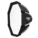 ULANZI FOLD QS30 Octagonal Softbox, 11.81 inch/30cm Mini Bowens Mount Quick Release Octagonal Softbox with Soft Cloth & Honeycomb Grid, Lightweight & Foldable Portable Light Diffuser for COB Light