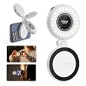 ULANZI Magnetic Selfie Light White, LED Fill Light Compatible with Magsafe, LED Selfie Ring Light Included Sticky Ring for Phones, for Selfies/Photography/TikTok/Zoom Calls/Video Recording
