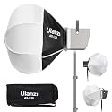 ULANZI Mini Lantern Softbox Soft Light Modifier【Not Compatible w Standard Bowens Mount】 11.8 inch, Quick-Setup, Quick-Folding w Storage Carrying Bag(Light Stand or Mount Not Included)