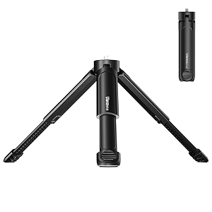 ulanzi mt-14 extension tripod mini selfie stick tripod stand handle grip for canon g7x mark iii sony rx100 vii a6400 a6600 cameras vlogging
