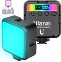 ULANZI VL49 RGB Video Light 3 Cold Shoe Magnetic 2500–9000K LED LCD Panel 25 lx Camera LED Light