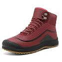 ulogu Snow Boots for Men Women丨Insulated Waterproof Fur Lined Booties丨Non Slip Lightweight Winter Shoes