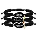 Uloveido Mom Dad Daughter Best Friends Forever Bitch 1/2/3 Family Friendship Bracelets for Mother Daddy Daughter Best Friends