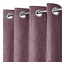 Decorative Premium Blackout Curtains for Bedroom | 100% Light Blocking, Thermal Insulated Window Panels | Energy Efficient, Noise Reducing Drapes | 5x4 Feet, Set of 3, Wine