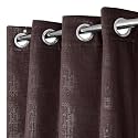 Decorative Premium Blackout Curtains for Bedroom | 100% Light Blocking, Thermal Insulated Window Panels | Energy Efficient, Noise Reducing Drapes | 5x4 Feet, Set of 2, Coffee