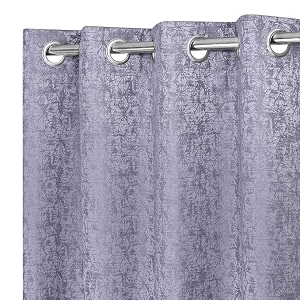 premium jacquard room darkening curtains 7 feet set of 2  heavy textured window drapes for living room amp bedroom  elegant door curtains  light blocking home dcor panels grey
