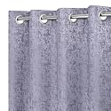 Premium Jacquard Room Darkening Curtains 8 Feet Set of 2 | Heavy Textured Window Drapes for Living Room &amp; Bedroom | Elegant Door Curtains | Light Blocking Home Décor Panels Grey