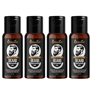 ultimate beard hydration amp softening oil - 100 natural blend with coconut olive amp almond oils for healthy beard growth - 30ml pack of 4