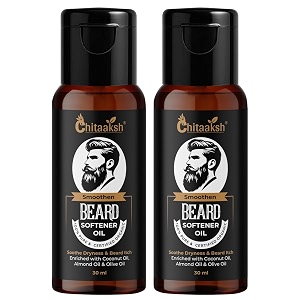 ultimate beard hydration amp softening oil - 100 natural blend with coconut olive amp almond oils for healthy beard growth - 30ml pack of 2