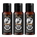 Ultimate Beard Hydration &amp; Softening Oil - 100% Natural Blend with Coconut, Olive &amp; Almond Oils for Healthy Beard Growth - 30ml (Pack Of 3)