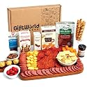 Ultimate Deluxe Meat and Cheese Gift Basket with Chocolates