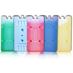ultimate freezer cooler ice gel pack pads fully sealed amp leakproof design long lasting cooling ice pack for multipurpose uses 05 pcs multicolor