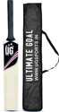 ULTIMATE GOAL Cricket Tennis Bat with Cover | Lightweight & Durable | Men (Size - Full Size) Poplar Willow Cricket  Bat For 15+ Yrs