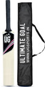 ULTIMATE GOAL Cricket Tennis Bat with Cover | Lightweight & Durable | Men (Size - 6) Poplar Willow Cricket  Bat For 12 - 14 Yrs
