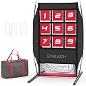 Ultimate Portable Pitching Target Net​ for Baseball, Softball & Football | Pro-Tested Practice System with Numbered Strike Zone | Includes Carry Bag & Enables Quick Assembly
