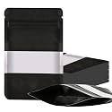 THE ULTIMATE SOLUTION FOR FOOD STORAGE - FOIL POUCH STAND-UP BAGS WITH SELF-SEALING TECHNOLOGY MATT BLACK (750 GM, 100, count)