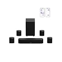 ULTIMEA 7.1ch Surround Sound Bar for TV, Home Theater Systems w/Subwoofer