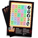 Bollywood Tambola Tickets | Bingo Right Theme Housie Tambola Themed Bingo Game | Kitty Party Theme Housie Tickets | English | for Family &amp; Friends (Set of 15 Tickets)