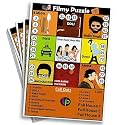 Bollywood Tambola Tickets | Filmy Puzzle Theme Housie Tambola Themed Bingo Game | Kitty Party Theme Housie Tickets | English | for Family &amp; Friends (Set of 15 Tickets)