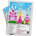 Birthday Tambola Tickets | Birthday Princess Castle Theme Housie Tambola Themed Bingo Game | Kitty Party Theme Housie Tickets | English | for Family &amp; Friends (Set of 15 Tickets)