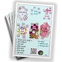 Holi Theme Tambola Tickets | Holi March Month Theme | Tambola Bingo Housie Tickets | Hindi | for Kitty Party Game &amp; Family Gatherings | Bingo Housie Cards (Set of 15 Tickets)