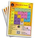 Karwa Chauth Theme Tambola Tickets - Alphabets Style (English) | for Kitty Party, Famiy Gatherings & Themed Event | Festive & Engaging Bingo Housie Game - (Set of 15 Tickets)