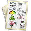 Monsoon Theme Tambola Tickets - Stick Design, Rainy Season Sawaan Special Housie Tickets, Fun Family Game for Parties &amp; Get-Togethers, English Set of 15 Tickets