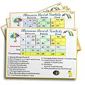 Monsoon Theme Tickets (Normal 2 Slips English)