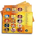 Navratri Tambola Tickets - Jai MATA Ki Theme (English) for Kitty Parties, Famiy Gatherings &amp; Themed Event | Festive &amp; Engaging Bingo Housie Game - (Set of 15 Tickets)