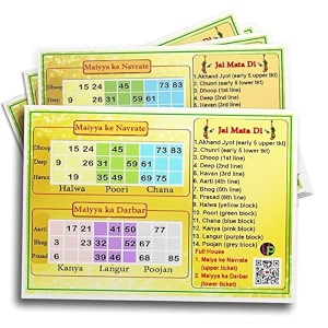 navratri theme tambola tickets - navratri face theme english for kitty parties famiy gatherings amp themed event  festive amp engaging bingo housie game - set of 15 tickets