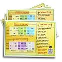 Navratri Theme Tambola Tickets - Navratri Face Theme (English) for Kitty Parties, Famiy Gatherings &amp; Themed Event | Festive &amp; Engaging Bingo Housie Game - (Set of 15 Tickets)
