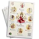 Navratri Theme Tambola Tickets - Nine Forms Symbolism Theme in English | Festive &amp; Engaging Bingo Housie Game Cards for Kitty Parties, Friends &amp; Family Gatherings (Set of 15 Tickets)