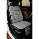 Ultra Comfort PU Leather Luxury Igrey Seat Cover Cushion for All The Cars,SUV,Office Chair,Home Chair-Easy Strap Fit,Pocket Flap(Universal Fit,1 Pack)