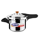 Ultra Duracook Pressure Cooker 3 Litre | AISI 304 Food Grade Stainless Steel Cooker | 10 Years Warranty | High Impact 3-Layer Composite Base | Bakelite Handles | Keeps Food Warm for up to 2 Hours