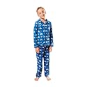 Ultra Game Youth NBA Official 2-Piece Super Soft Button Down Pajamas Set