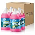 Antifreeze for Winterizing - Non-Toxic Ultra Guard Max Antifreeze -50°F - Potable Water Safe Glycerin Formula - Camper, Boat & Pool Anti Freeze Winterizing Fluid (4 x 1 Gallon) Set