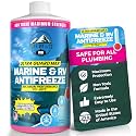 Marine Antifreeze for Use in Pools, Boats, Vacation Homes, and RVs, Visible Pink Formula with -50°F Freeze Protection, Safe Glycerin Formula Ready-to-Use for Winterization, (32 Oz)