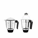 Benito ULTRA Heavy Quality Stainless Steel Jar Set (1500ml &amp; 1200ml) for Mixer Grinder – Compatible with 4-Teeth Coupler &amp; Dual Locking System