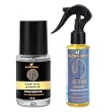Ultra Hold Hair Patch &amp; Wig Care Kit – C100 Hair Patch Remover Solvent Spray (118ml) &amp; Waterproof Hair Patch Adhesive Glue (11.8ml) - Waterproof Acrylic-Based Wig Adhesive with Applicator - Unisex