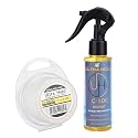 Ultra Hold Hair Patch Care Combo – Waterproof No Shine Double-Sided Tape (1"×3 Yards/3 Meters) &amp; C100 Solvent Glue Remover Spray (118ml) | Invisible Hair Patch Tape &amp; Adhesive Remover for Men &amp; Women