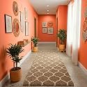 Ultra Premium Shaggy Polyester Micro Rug | Super Soft Fluffy Carpet | Non-Slip Washable Area Rug for Bedroom Living Room – (Beige M, 3x6 feet, Rectangular)