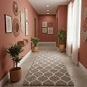 Ultra Premium Shaggy Polyester Micro Rug | Super Soft Fluffy Carpet | Non-Slip Washable Area Rug for Bedroom Living Room – (Silver M, 4x8 feet, Rectangular)