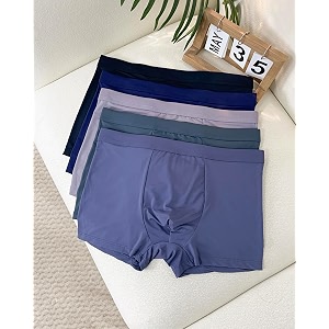 Ultra-Soft Ice Silk Breathable Mens Shorts Underwear