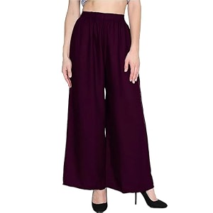 ultra soft premium rayon cotton palazzo for women and girls regular size 15 colours available in l xl 2xl 3xl