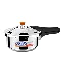 ULTRA Duracook 2.L StainlessSteel Outer Lid,AISI 304 Food Grade SS Pressure Cooker (2 Litre),Froth Collector,spillage Control,Induction&amp;cooktop Compatible,Injection Moulded Bakelite Handles,ISI.