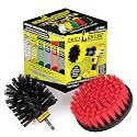 Drill Powered Scrub Brush Attachments. Clean Decks, Headstones, Tile, and Granite. Remove Graffiti from Stone, Brick, and Masonry. Scrape and Scrub Your BBQ Grill.